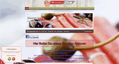 Desktop Screenshot of metzgerei-zink.de